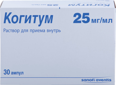 Когитум, 25 мг/мл, раствор для приема внутрь, 10 мл, 30 шт. фото