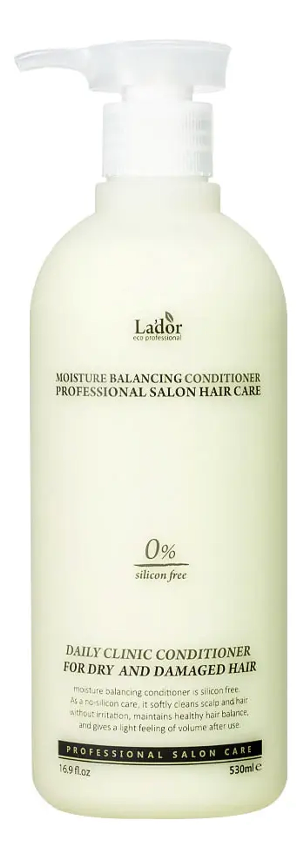 Lador Moisture Balancing Кондиционер для волос увлажняющий бессиликоновый, кондиционер, 530 мл, 1 шт. фото