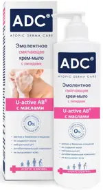 ADC, крем-мыло, 200 мл, 1 шт, эмолентное смягчающее фото
