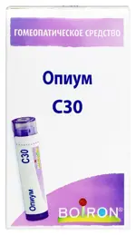 Опиум С30, гранулы гомеопатические, 4 г, 1 шт. фото