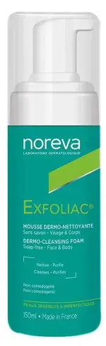 Noreva Exfoliac Пенка очищающая для лица, пенка для умывания, 150 мл, 1 шт. фото