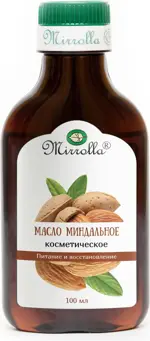 Mirrolla Масло косметическое миндальное, масло косметическое, 100 мл, 1 шт. фото