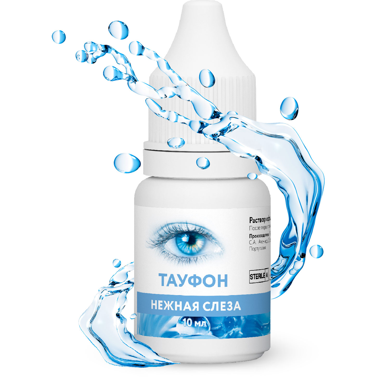 Тауфон Нежная слеза, раствор офтальмологический, 10 мл, 1 шт. фото