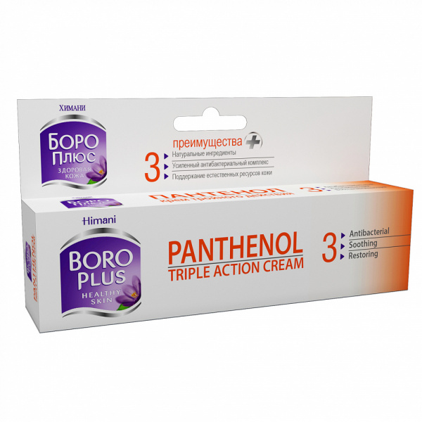 Боро Плюс Пантенол Крем тройного действия, 35 мл, 1 шт. фото