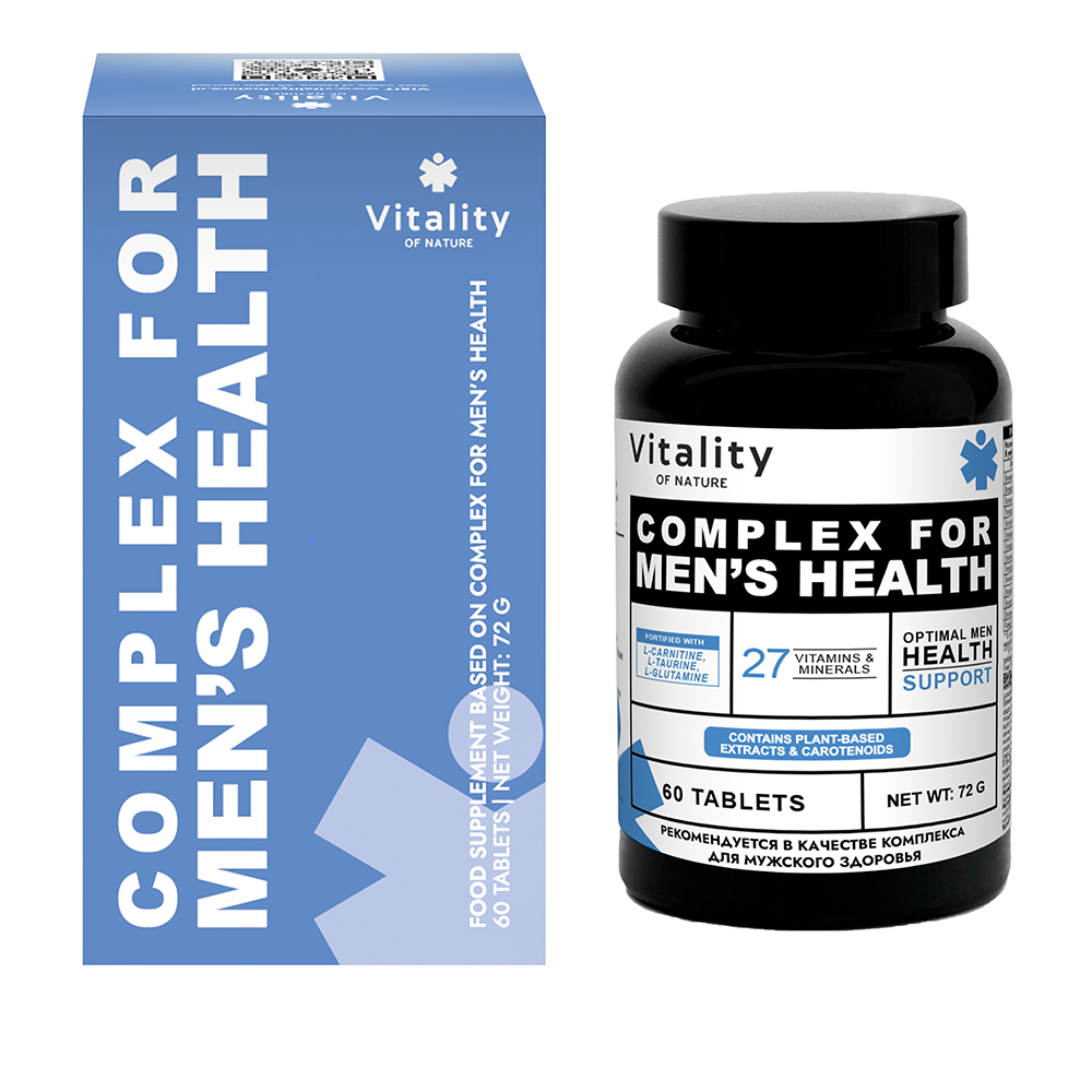 Vitality Комплекс витаминов и минералов для мужчин, таблетки, 60 шт. фото