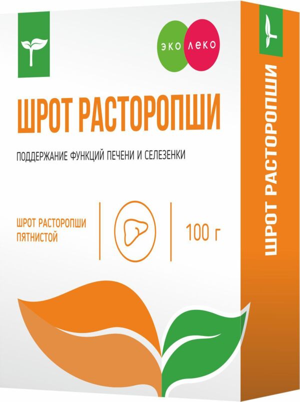 Эколеко Шрот расторопши, порошок для приема внутрь, 100 г, 1 шт. фото
