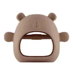 Roxy-kids Прорезыватель универсальный Мишка, 0+ мес, 1 шт, карамельный фото