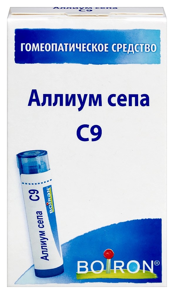 Аллиум сепа С9, гранулы гомеопатические, 4 г, 1 шт. фото