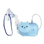 Ингалятор компрессорный Omron Neko Kat (KRU) детский, 1 шт, голубого цвета, арт. NE-C303K-KDRU фото