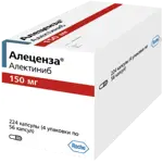 Алеценза, 150 мг, капсулы, 224 шт. фото