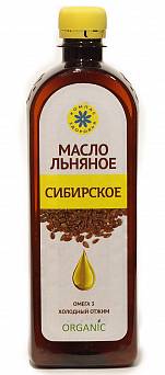 Масло льняное Сибирское, масло для внутреннего применения, 500 мл, 1 шт. фото