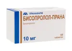 Бисопролол-Прана, 10 мг, таблетки, покрытые пленочной оболочкой, 60 шт. фото