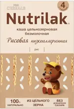 Nutrilak Premium Procereals каша рисовая, 4+ мес, каша детская безмолочная, 200 г, 1 шт, низкоаллергенная фото