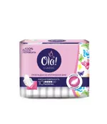Ola! Classic Wings Singles Normal Прокладки Мягкая поверхность, прокладки гигиенические, 10 шт, в индивидуальных упаковках фото