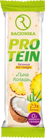 Racionika Батончик высокобелковый, 45 г, 1 шт, Пина Колада фото