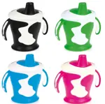 Canpol поильник непроливающий с ручками Коровка, 250 мл, 1 шт, цвет в ассортименте, 9+ мес, арт. 31/404 фото