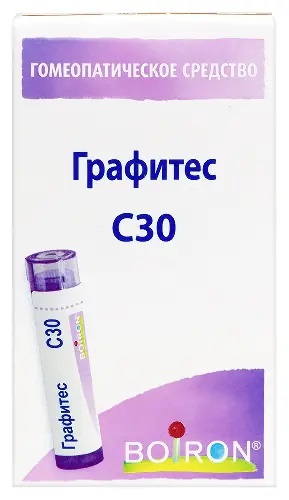 Графитес С30, гранулы гомеопатические, 4 г, 1 шт. фото