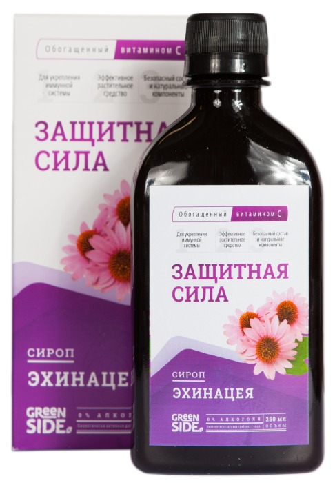 Эхинацеи Сироп Защитная Сила, бальзам для приема внутрь, 250 мл, 1 шт. фото