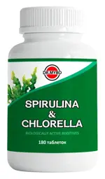 Dr Mybo Спирулина + Хлорелла, таблетки, 180 шт. фото 