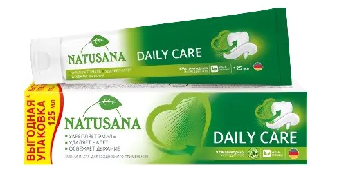 Natusana Daily Care Зубная паста, паста зубная, 125 мл, 1 шт. фото