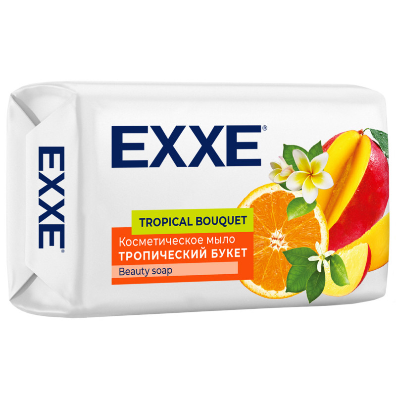 EXXE Мыло твердое, мыло, 90 г, 1 шт, тропический букет фото