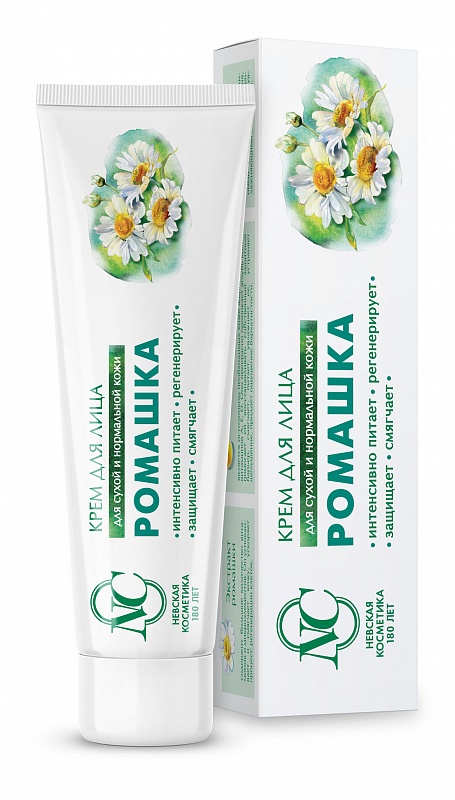 Невская Косметика Ромашка, крем для лица, 40 мл, 1 шт, для сухой и нормальной кожи фото