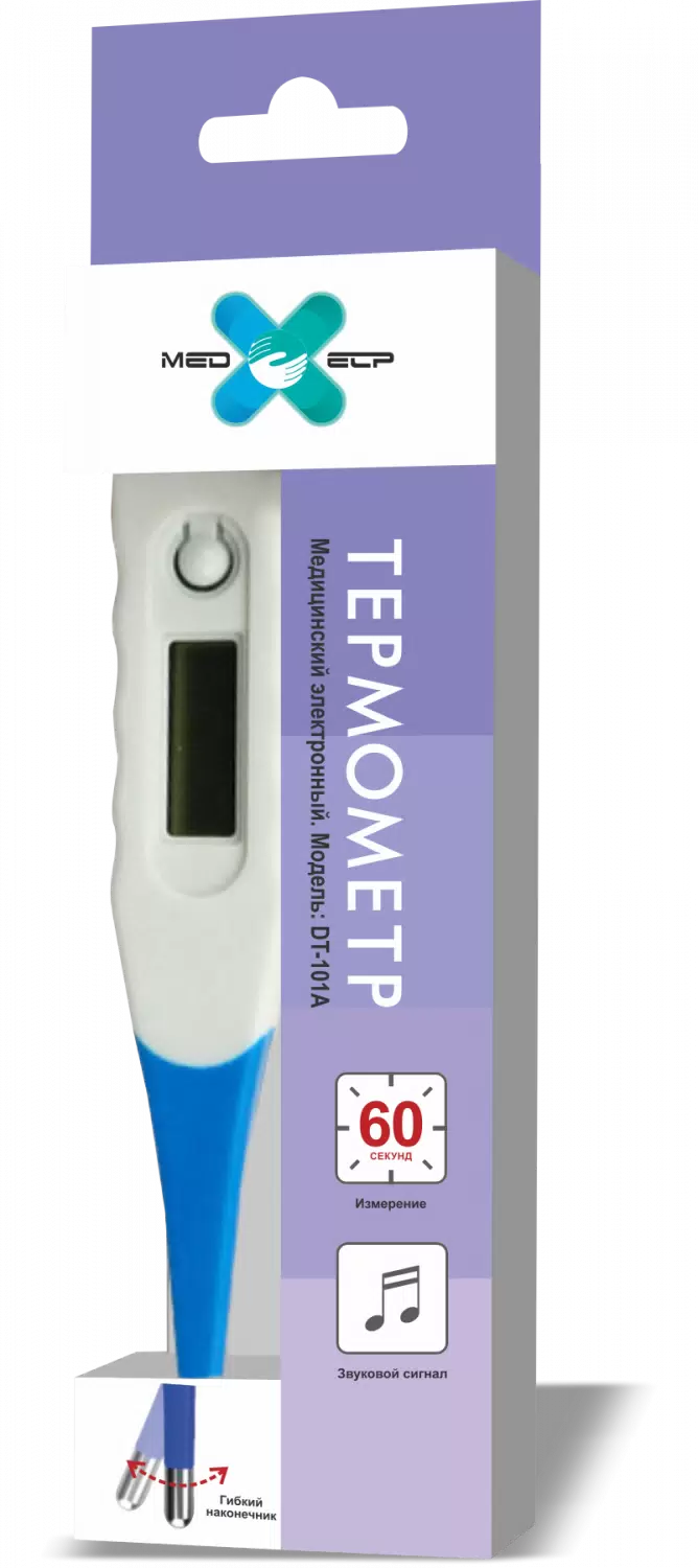 Med Elp Термометр электронный DT-101A, 1 шт, с гибким наконечником фото