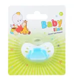 Babyline Соска-пустышка детская силиконовая, 0+ мес, 1 шт, голубого цвета, арт. S1-0305 фото