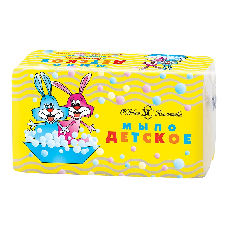 Невская Косметика Мыло туалетное детское, 180 г, 1 шт. фото
