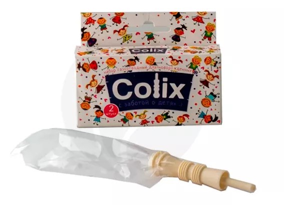 Colix Набор газоотводный для новорожденных, 2 шт. фото