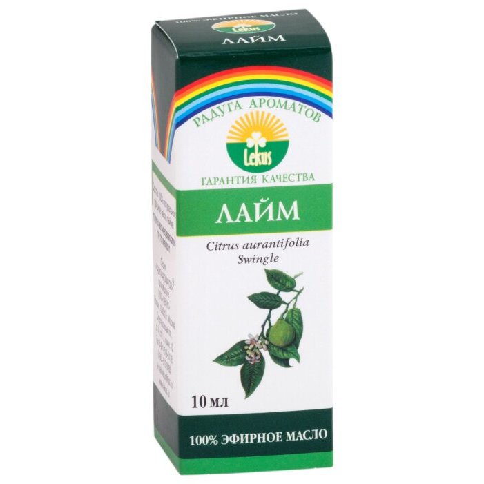Масло эфирное лайма, масло эфирное, 10 мл, 1 шт. фото