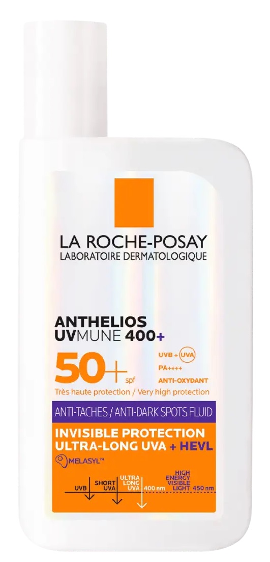 La Roche-Posay Anthelios UVMUNE 400, флюид солнцезащитный против пигментации, 50 мл, 1 шт, SPF 50+ фото