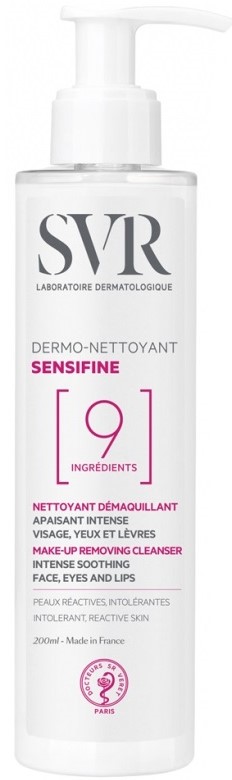SVR Sensifine Уход очищающий, гель-крем, 200 мл, 1 шт. фото