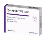 Эутирокс, 88 мкг, таблетки, 100 шт. фото