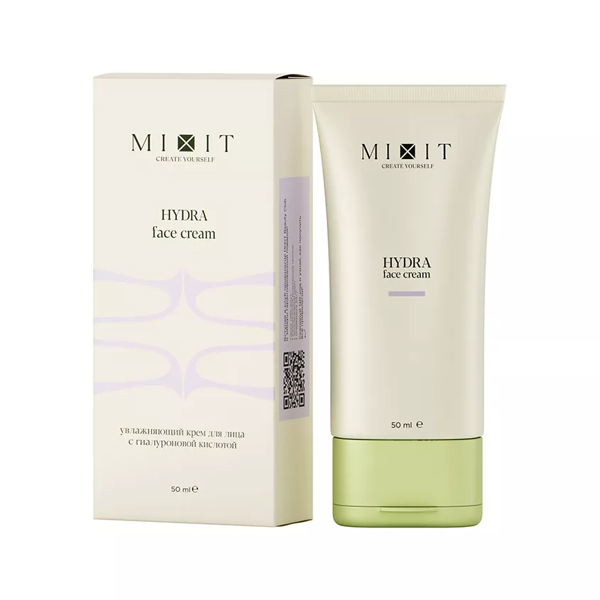 Mixit крем для лица c гиалуроновой кислотой увлажняющий, крем, 50 мл, 1 шт. фото