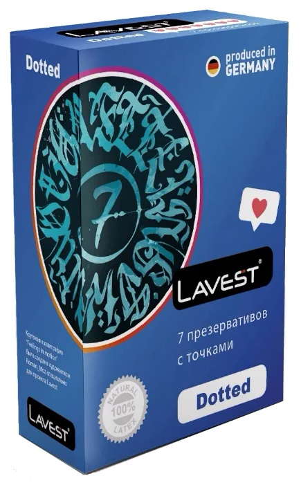 Lavest Dotted Презервативы, презервативы, 7 шт. фото