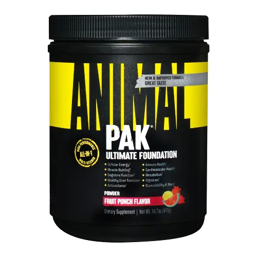 Animal Pak витаминно-минеральный комплекс, порошок, 411 г, 1 шт, фруктовый пунш фото