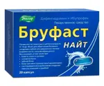 Бруфаст найт, 25 мг + 200 мг, капсулы, 20 шт. фото