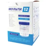 Иммунохром-Нарко-Экспресс Набор реагентов для ИХА-выявления 12 видов наркотиков в моче, тест-система иммунохроматографическая, 1 шт. фото