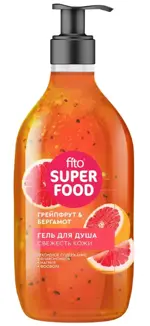 FitoКосметик fito superfood Гель для душа свежесть кожи, гель для душа, 520 мл, 1 шт. фото