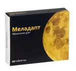 Меладапт, 3 мг, таблетки, покрытые пленочной оболочкой, 60 шт. фото