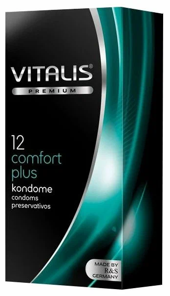Vitalis Premium Comfort Plus Презервативы анатомической формы, презервативы, 12 шт. фото