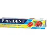 PresiDENT Kids, паста зубная, 50 мл, 1 шт, клубника, без фтора фото