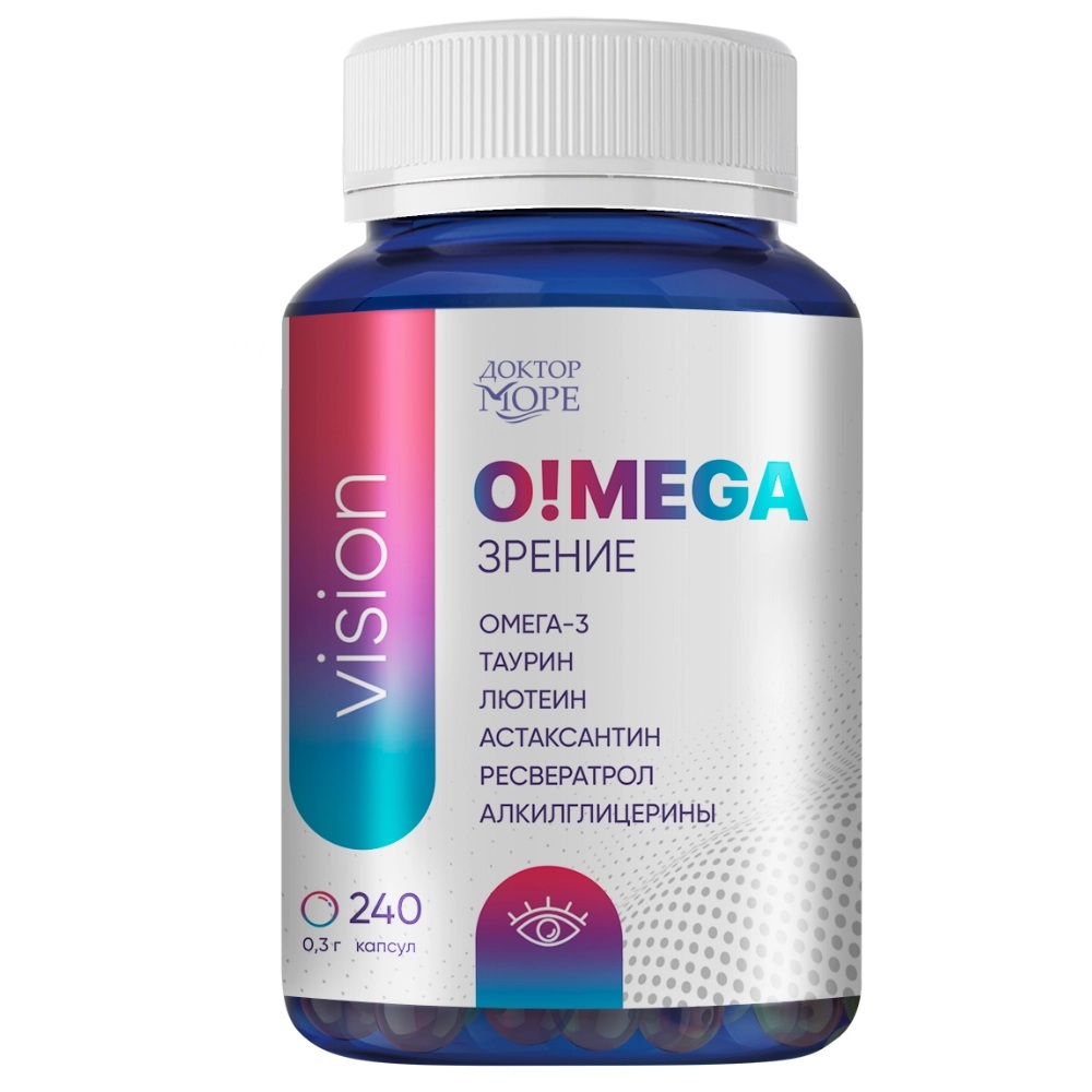 Доктор Море Омега Зрение, капсулы, 240 шт. фото