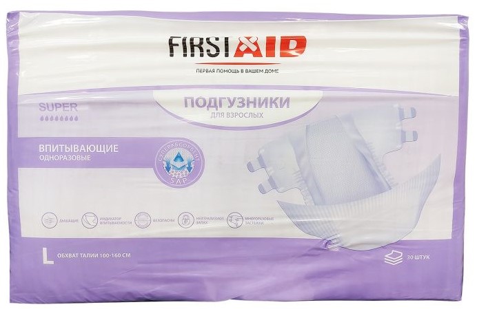 Ферстэйд Подгузники для взрослых, Large L (3), 30 шт. фото