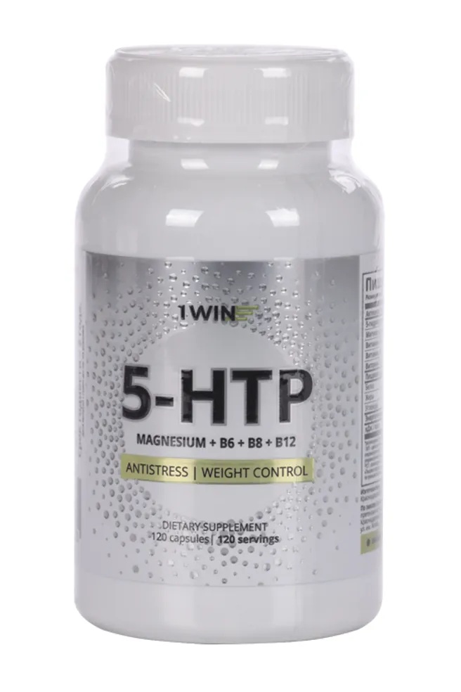 1WIN 5-HTP с магнием и витаминами группы B, капсулы, 120 шт. фото