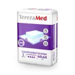 TerezaMed Super Пеленки одноразовые, 60 см x 60 см, 5 шт, 4 капли фото