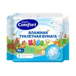 Smart Comfort kids Туалетная бумага влажная, 42 шт, ромашка фото 