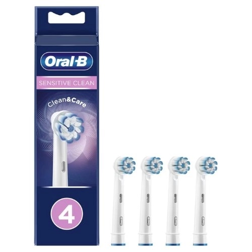 Oral-B Sensitive Clean Насадка для электрической зубной щетки, 4 шт, Ultra Thin, арт. EB60 фото