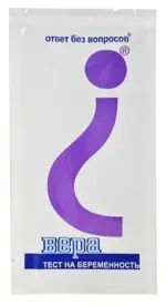 Тест на беременность Вера, тест-полоска, 1 шт. фото